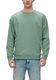 Q/S designed by Sweatshirt with embroidered logo  - green (72L0)