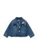 s.Oliver Red Label Denim jacket with a chiffon flower  - blue (54Z4)