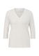 comma Pull tricoté à manches 3/4 - blanc (0120)