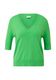 s.Oliver Black Label T-shirt en tricot avec motif ajouré  - vert (7591)