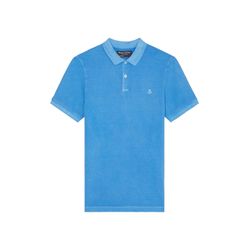 Marc O'Polo Poloshirt piqué aus Bio-Baumwolle - blau (829)