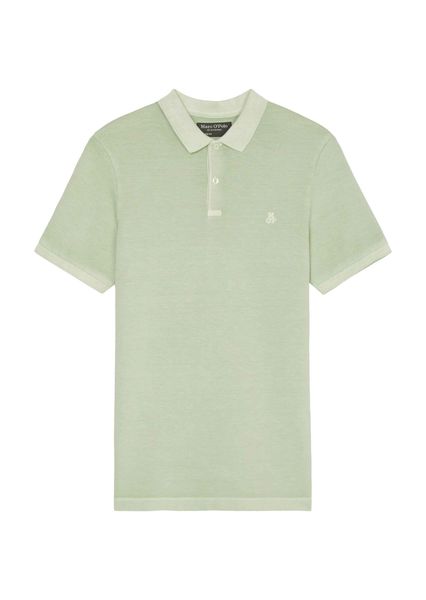 Marc O'Polo Organic cotton piqué polo shirt - green (410)