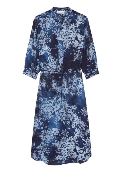 Marc O'Polo Kleid mit Blumenmuster - blau (A69)