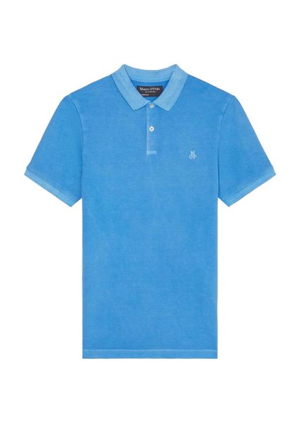 Marc O'Polo Organic cotton piqué polo shirt - blue (829)