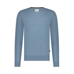 State of Art Basis-Pullover mit V-Ausschnitt - blau (5600)