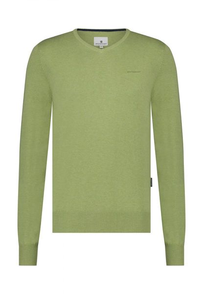 State of Art Basis-Pullover mit V-Ausschnitt - grün (3100)