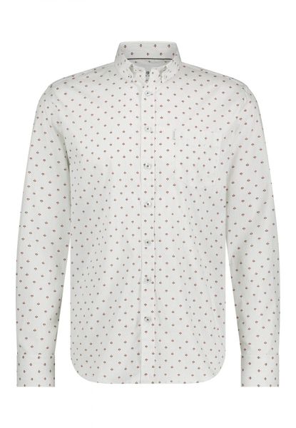 State of Art Chemise à motif all-over - blanc/brun (1125)