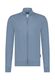 State of Art Basic cardigan with zip - blue (5600)