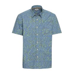 Camel active Shortsleeve shirt with allover-print - blue (40)