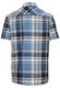 Camel active Short sleeve shirt with check pattern - blue (40)