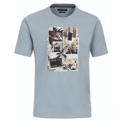 Casamoda T-shirt avec imprimé sur le devant - bleu (167)