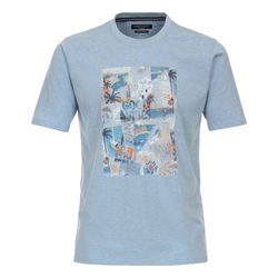Casamoda T-shirt avec impression sur le devant  - bleu (122)