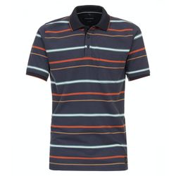 Casamoda Polo shirt with stripes - blue (105)
