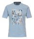 Casamoda T-shirt with front print  - blue (122)