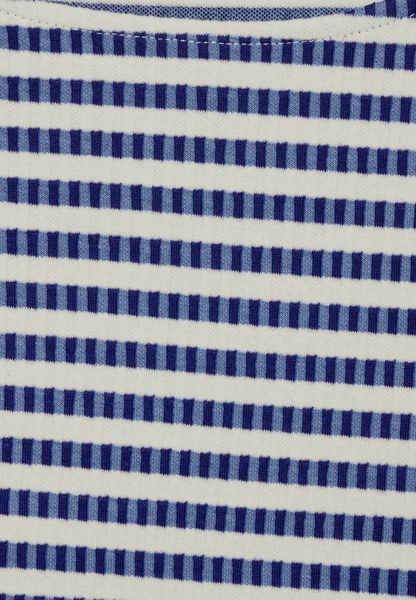 Street One Striped shirt - blue/white (35377)