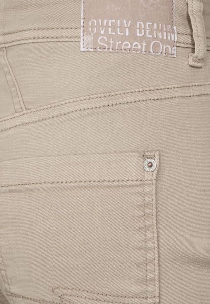 Street One Relaxed fit cargo jeans - beige (15695)
