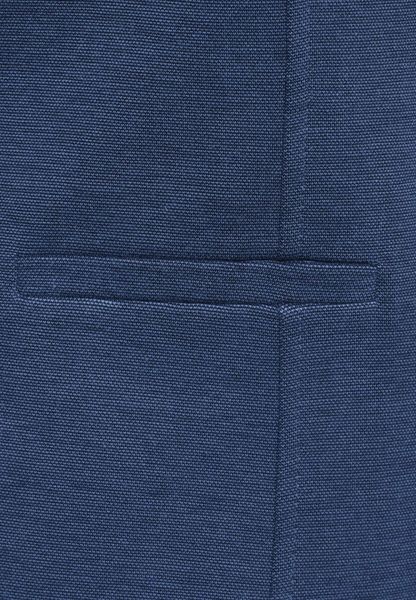 Street One Piqué blazer - blue (15783)