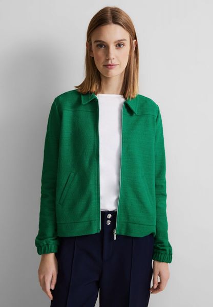 Street One Structured shirt jacket - green (15376)