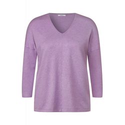 Cecil 3/4 fine knit sweater - purple (15569)