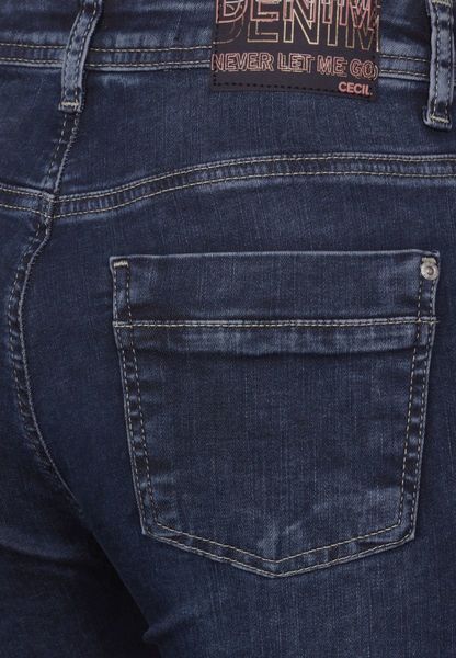 Cecil Slim Fit Bootcut Jeans - blau (10657)