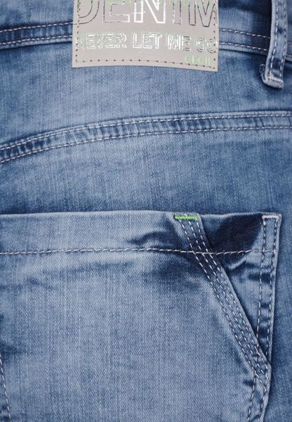 Cecil Slim Fit Bootcut Jeans - Toronto - blau (10239)