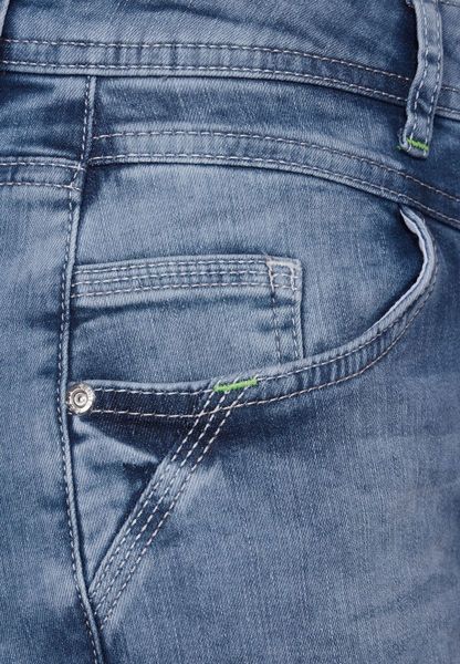 Cecil Slim Fit Bootcut Jeans - Toronto - blau (10239)