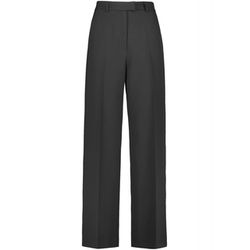 Taifun Elegant fabric trousers - black (01100)