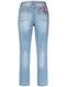 Taifun Jeans with embroidery - blue (08969)