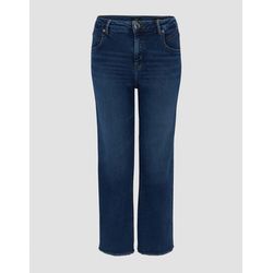 Opus Wide cropped Jeans - Momito fresh - blue (70129)