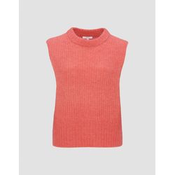 Opus Ribbed sweater - Pjaromo - red/orange (40021)