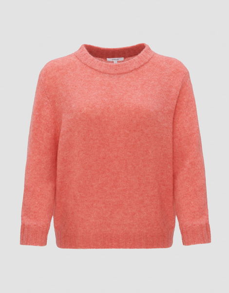 Opus Knitted sweater - Putzi - orange (40021)