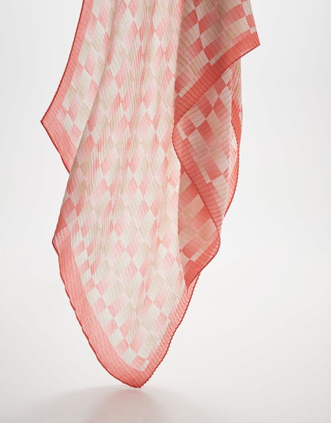 Opus Pleated scarf - Aclara scarf - red/pink (40021)