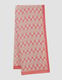 Opus Foulard plissé - Aclara scarf - rouge/rose (40021)