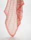 Opus Foulard plissé - Aclara scarf - rouge/rose (40021)