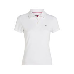 Tommy Jeans Slim essential Polo Shirt - weiß (YBR)