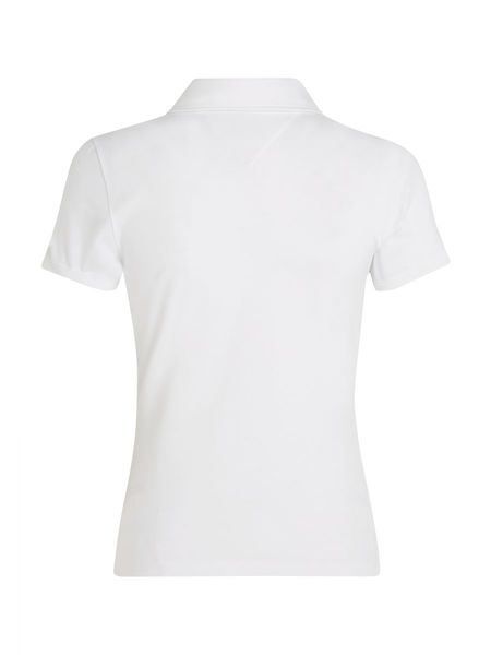 Tommy Jeans Slim essential Polo shirt - white (YBR)