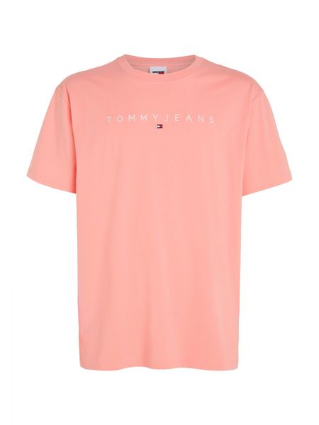 Tommy Jeans T-shirt with logo - pink (TIC)