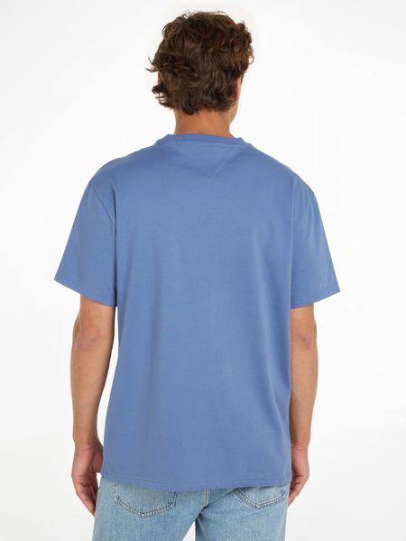 Tommy Jeans Classics Logo-T-Shirt mit Rundhalsausschnitt - blau (C6C)