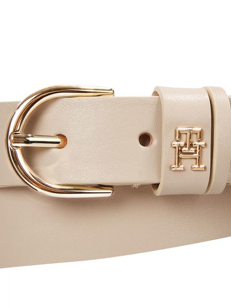 Tommy Hilfiger Essential leather belt - beige (AES)