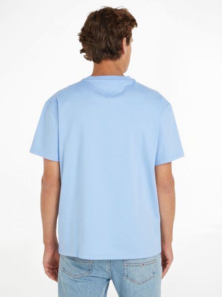 Tommy Jeans Classics Logo-T-Shirt mit Rundhalsausschnitt - blau (C3S)