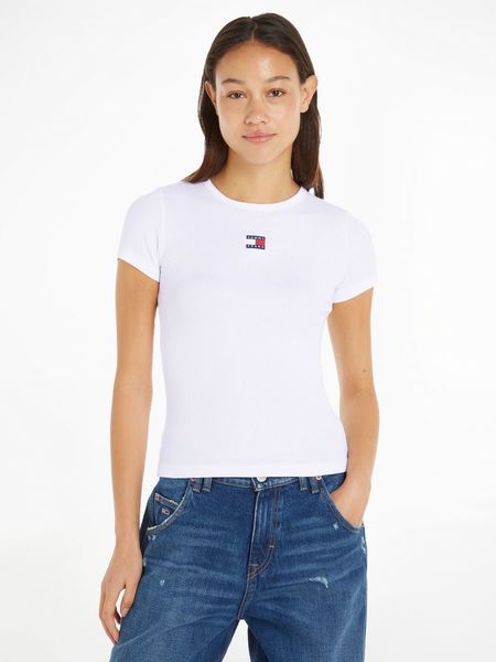 Tommy Jeans T-Shirt Slim Fit - weiß (YBR)