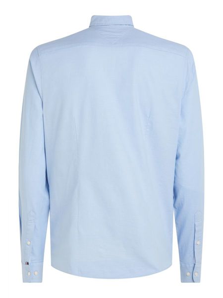 Tommy Hilfiger Flex Slim Fit Hemd aus Dobby-Gewebe - blau (C14)