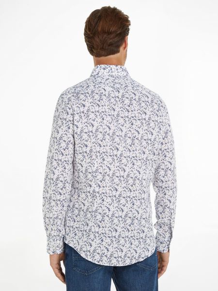 Tommy Hilfiger Hemd mit Allover-Print  - weiß (0K4)