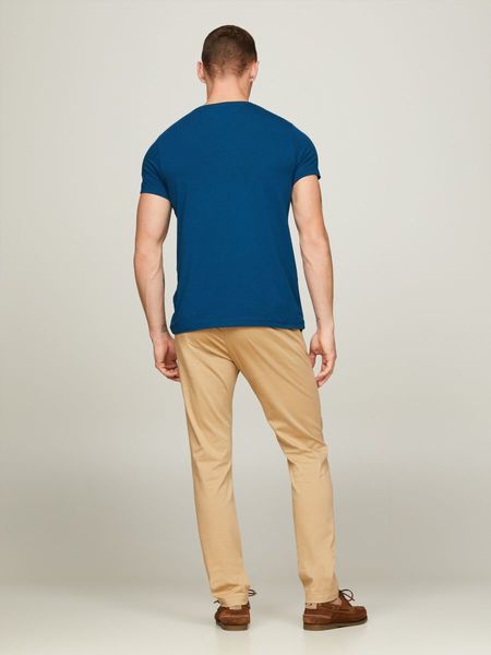 Tommy Hilfiger T-shirt slim fit avec logo - bleu (C5J)