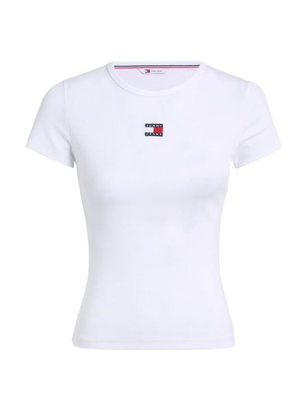 Tommy Jeans T-Shirt Slim Fit - white (YBR)