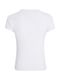 Tommy Jeans T-shirt à structure côtelée  - blanc (YBR)