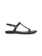 Tommy Hilfiger Flat leather sandal with enamel flag - black (BDS)