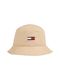 Tommy Hilfiger Fishing hat with embroidered flag - beige (AB0)