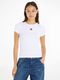 Tommy Jeans T-Shirt Slim Fit - blanc (YBR)