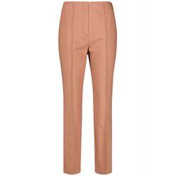Gerry Weber Collection Trousers with stretch for comfort and vertical pintucks - brown (70243)
